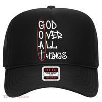 Goat God Over All Things Faith Christian Hat thumb 0