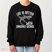Gargoyle Gecko Owner Lizard Keeping Reptile Keeper Cool Gift Women's Sweatshirt thumb 0