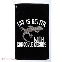 Gargoyle Gecko Owner Lizard Keeping Reptile Keeper Cool Gift Golf Towel thumb 0