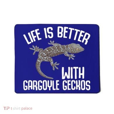 Gargoyle Gecko Owner Lizard Keeping Reptile Keeper Cool Gift Mousepad