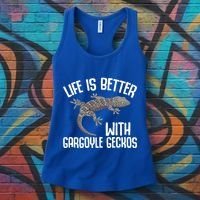 Gargoyle Gecko Owner Lizard Keeping Reptile Keeper Cool Gift Women's Tank Top thumb 3