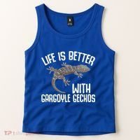 Gargoyle Gecko Owner Lizard Keeping Reptile Keeper Cool Gift Tank Top thumb 2