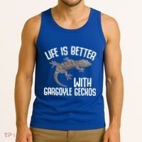 Gargoyle Gecko Owner Lizard Keeping Reptile Keeper Cool Gift Tank Top thumb 3