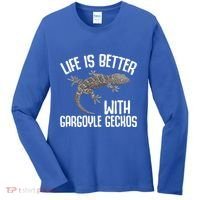 Gargoyle Gecko Owner Lizard Keeping Reptile Keeper Cool Gift Women's Long Sleeve Shirt thumb 0