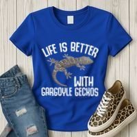 Gargoyle Gecko Owner Lizard Keeping Reptile Keeper Cool Gift Women's T-Shirt thumb 3