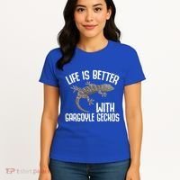 Gargoyle Gecko Owner Lizard Keeping Reptile Keeper Cool Gift Women's T-Shirt thumb 4