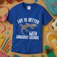Gargoyle Gecko Owner Lizard Keeping Reptile Keeper Cool Gift Kids T-Shirt thumb 3