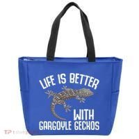 Gargoyle Gecko Owner Lizard Keeping Reptile Keeper Cool Gift Tote Bag thumb 0