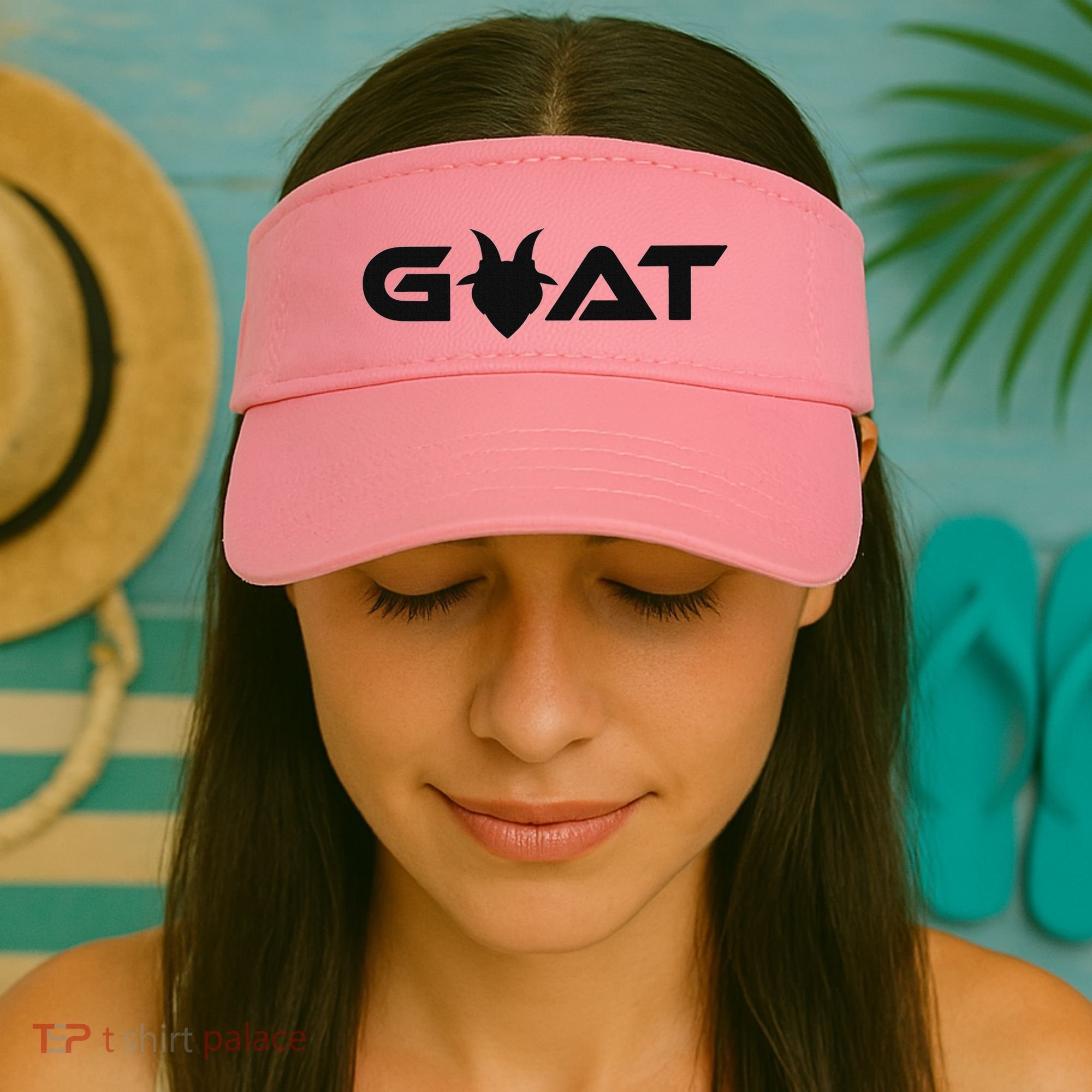 Goat God Over All Things Visor