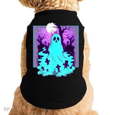 Ghost Graveyard Pastel Goth Cute Spooky Halloween Aesthetic Doggie Tank