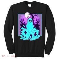 Ghost Graveyard Pastel Goth Cute Spooky Halloween Aesthetic Sweatshirt thumb 0