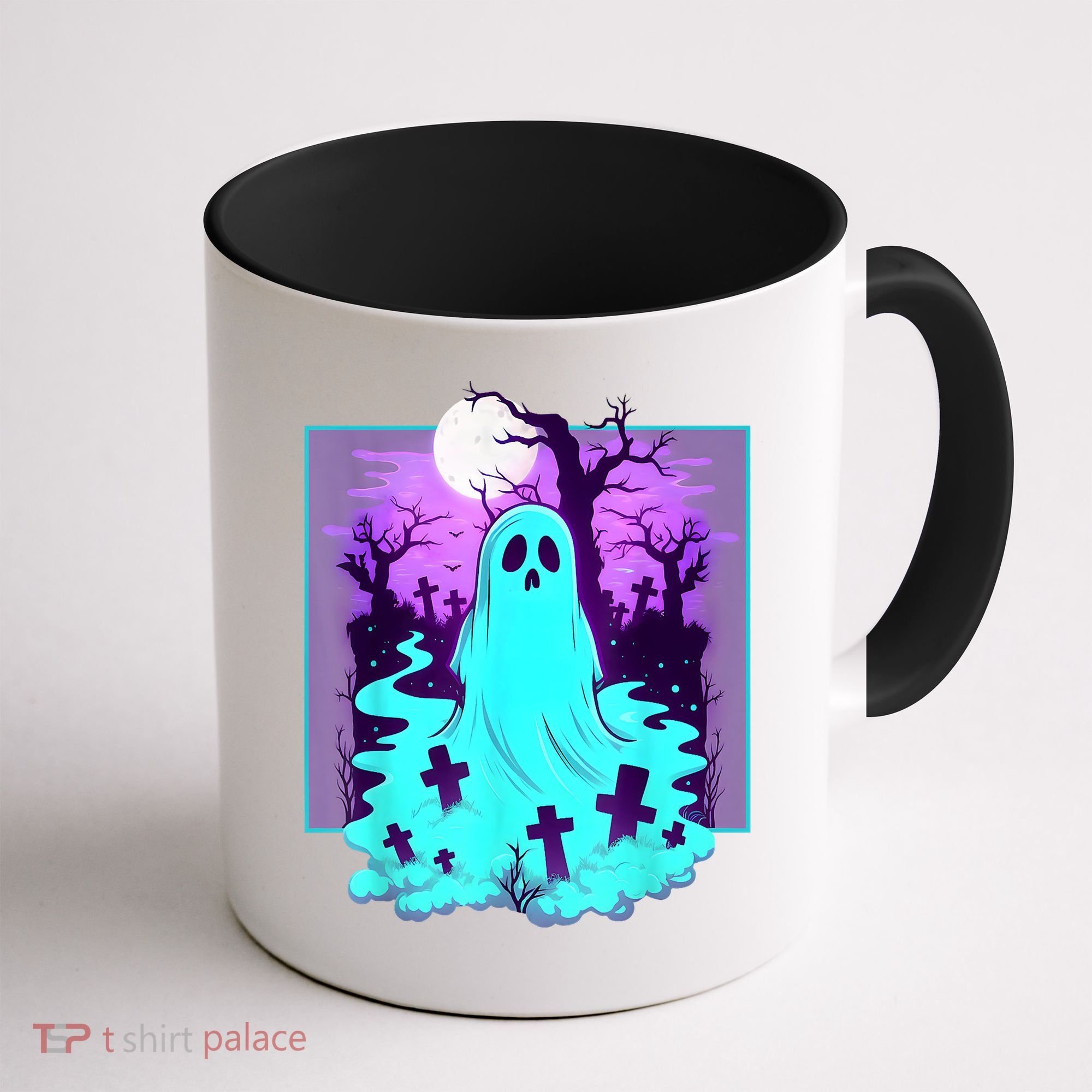 Ghost Graveyard Pastel Goth Cute Spooky Halloween Aesthetic Coffee Mug