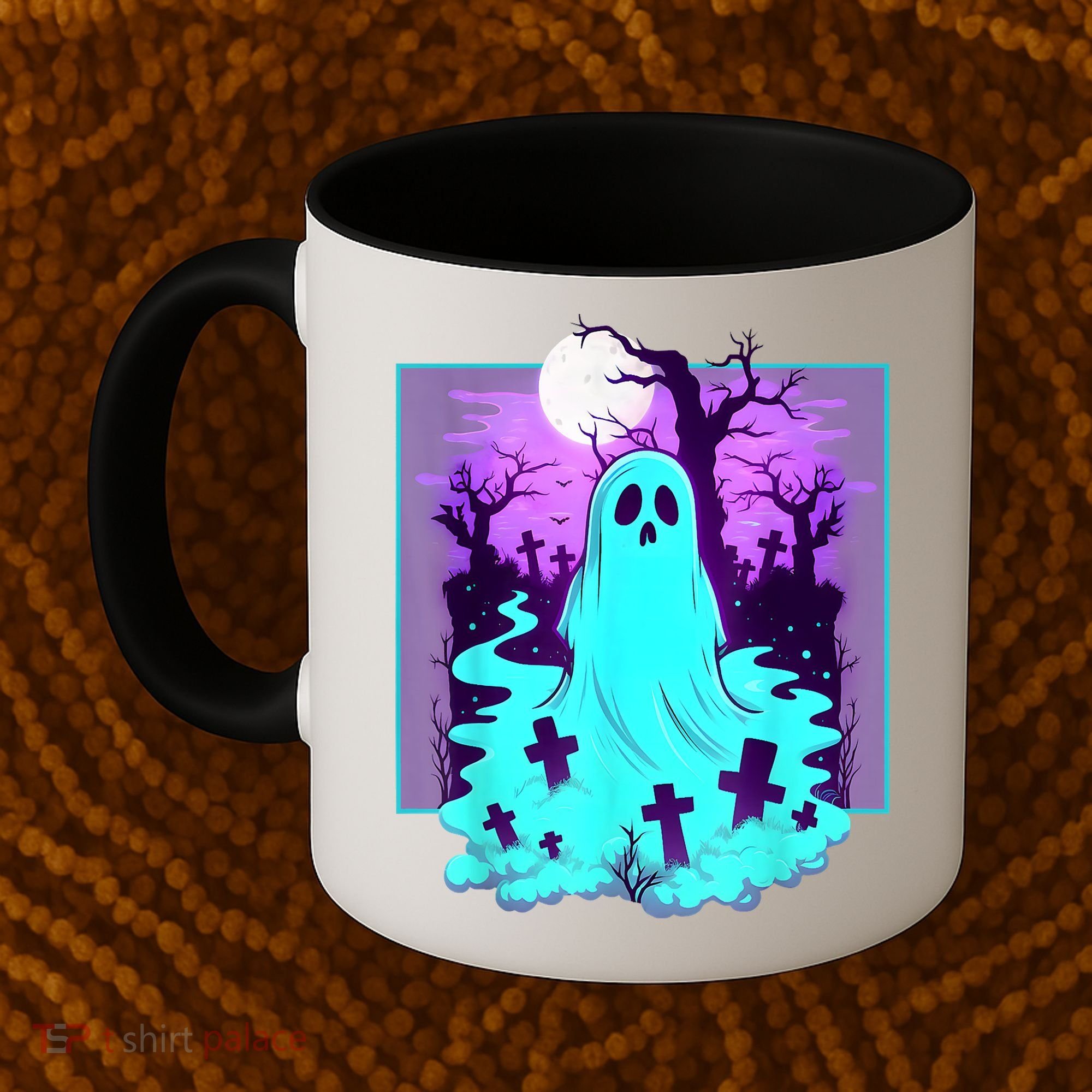 Ghost Graveyard Pastel Goth Cute Spooky Halloween Aesthetic Coffee Mug