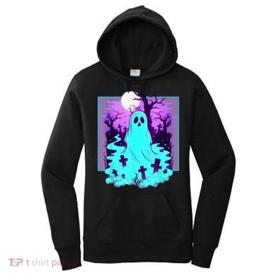 Ghost Graveyard Pastel Goth Cute Spooky Halloween Aesthetic Women's Hoodie