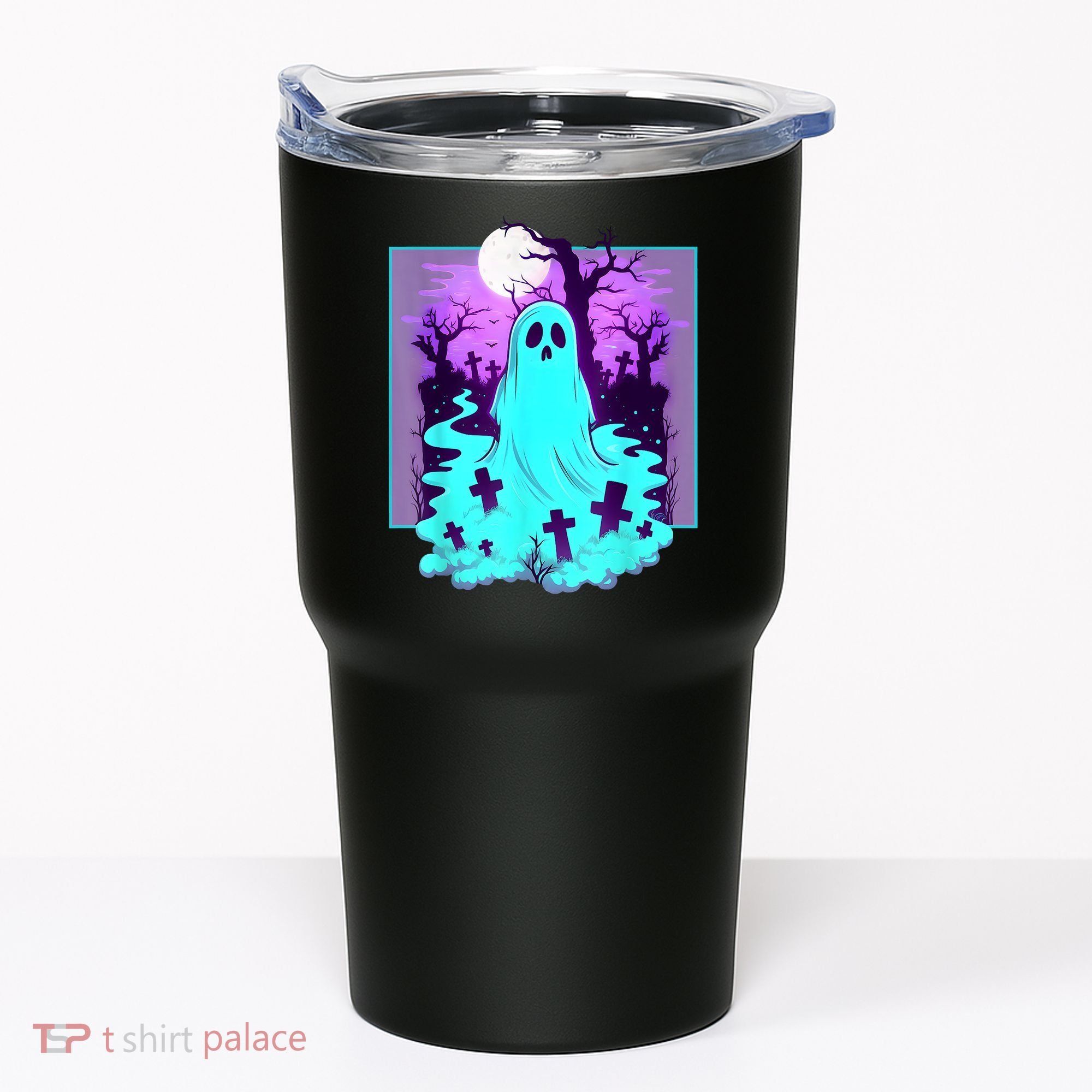 Ghost Graveyard Pastel Goth Cute Spooky Halloween Aesthetic Tumbler