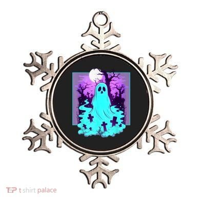 Ghost Graveyard Pastel Goth Cute Spooky Halloween Aesthetic Ornament