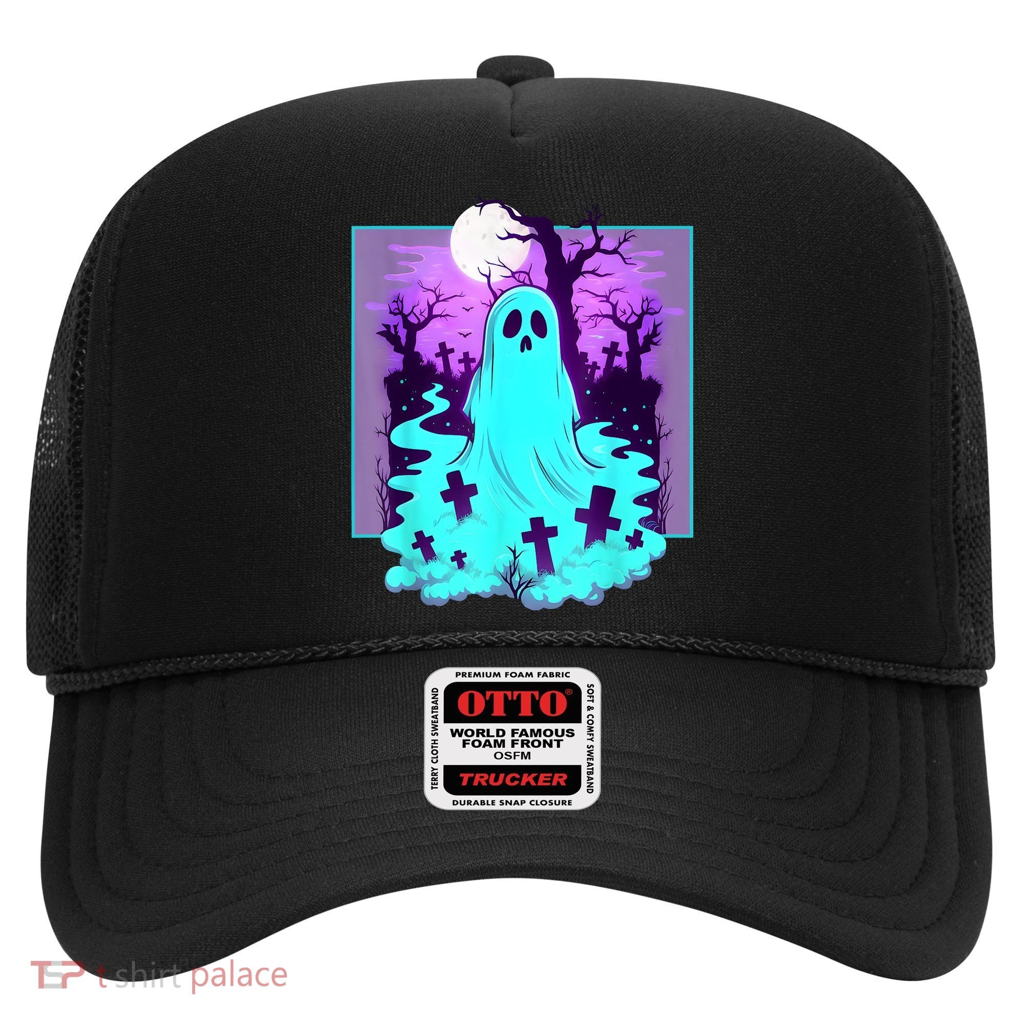 Ghost Graveyard Pastel Goth Cute Spooky Halloween Aesthetic Hat