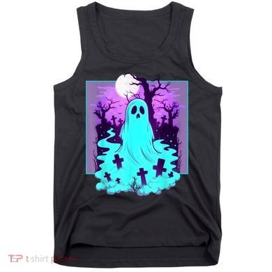 Ghost Graveyard Pastel Goth Cute Spooky Halloween Aesthetic Tank Top