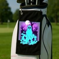 Ghost Graveyard Pastel Goth Cute Spooky Halloween Aesthetic Golf Towel thumb 2