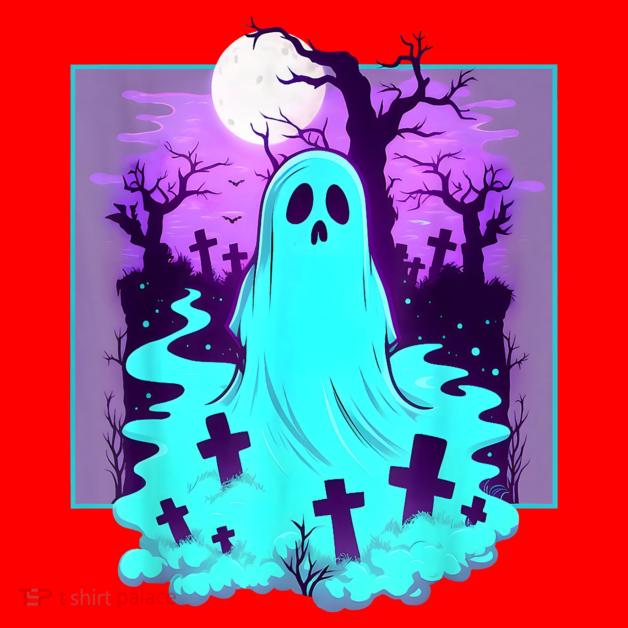 Ghost Graveyard Pastel Goth Cute Spooky Halloween Aesthetic Santa Hat
