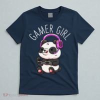 Gamer Girl Panda Gaming Pandas Video Game T-Shirt thumb 5