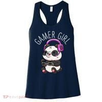 Gamer Girl Panda Gaming Pandas Video Game Women's Tank Top thumb 0