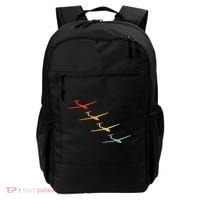 Glider Gliding Plane Retro Sailplane Flying Pilot Aviation Backpack thumb 0