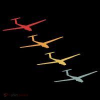 Glider Gliding Plane Retro Sailplane Flying Pilot Aviation Mousepad thumb 1