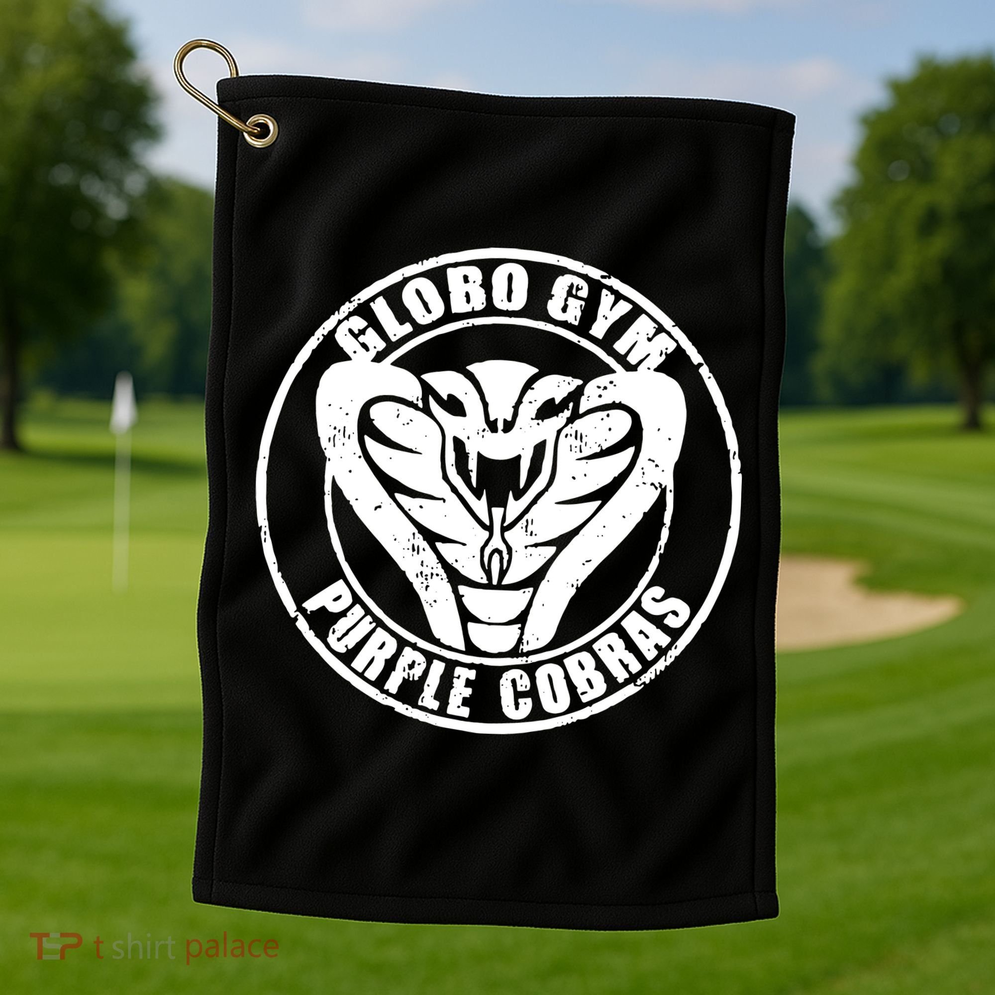 Globo Gym Purple Cobras Golf Towel