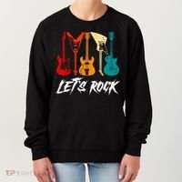 Guitarist Guitar Player Rock Music Lover Guitar Women's Sweatshirt thumb 0