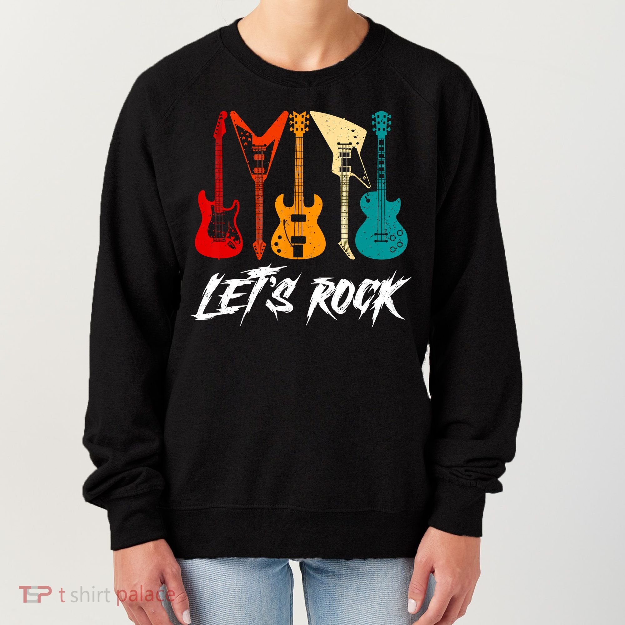 Guitarist Guitar Player Rock Music Lover Guitar Women's Sweatshirt