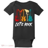 Guitarist Guitar Player Rock Music Lover Guitar Baby Bodysuit thumb 0