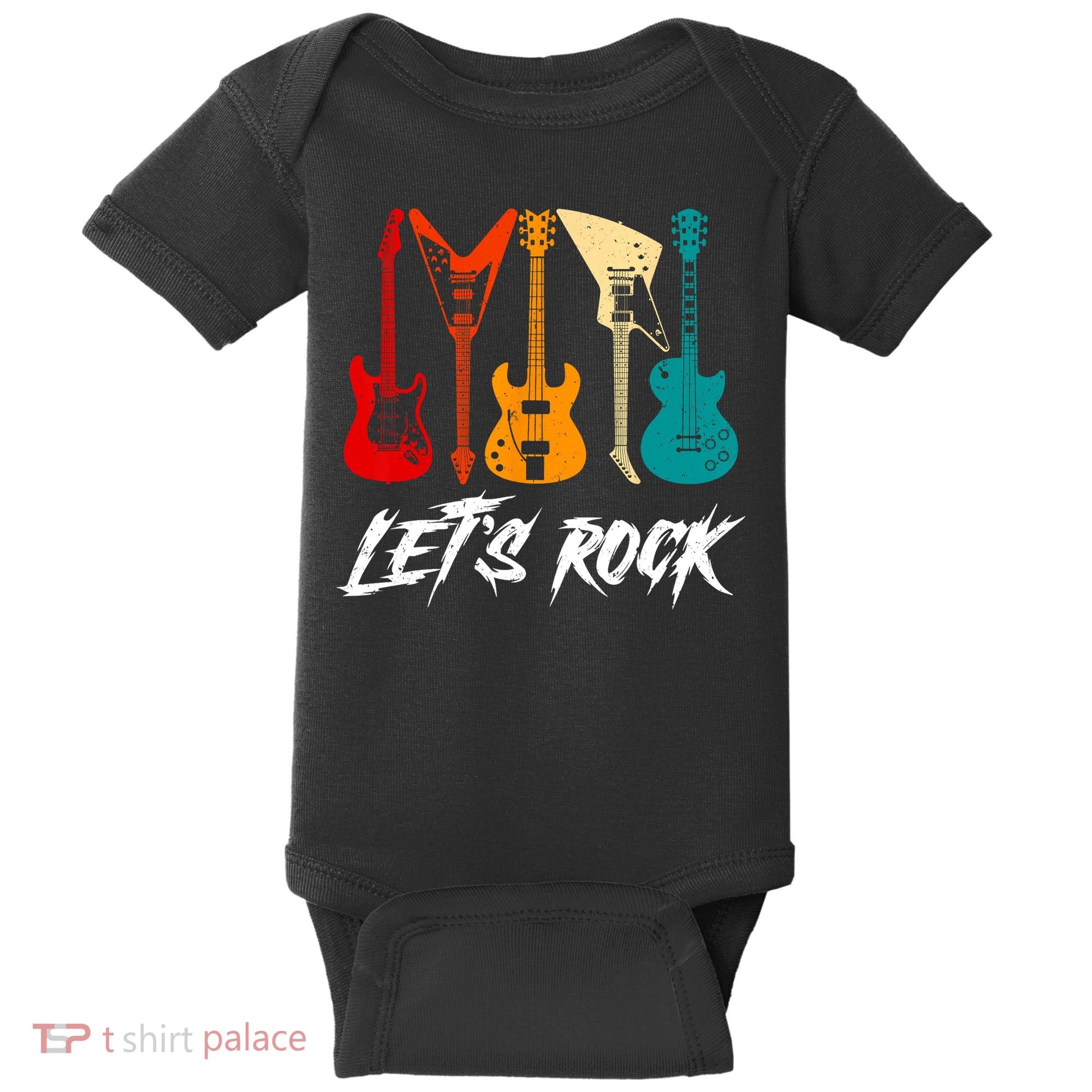 Guitarist Guitar Player Rock Music Lover Guitar Baby Bodysuit
