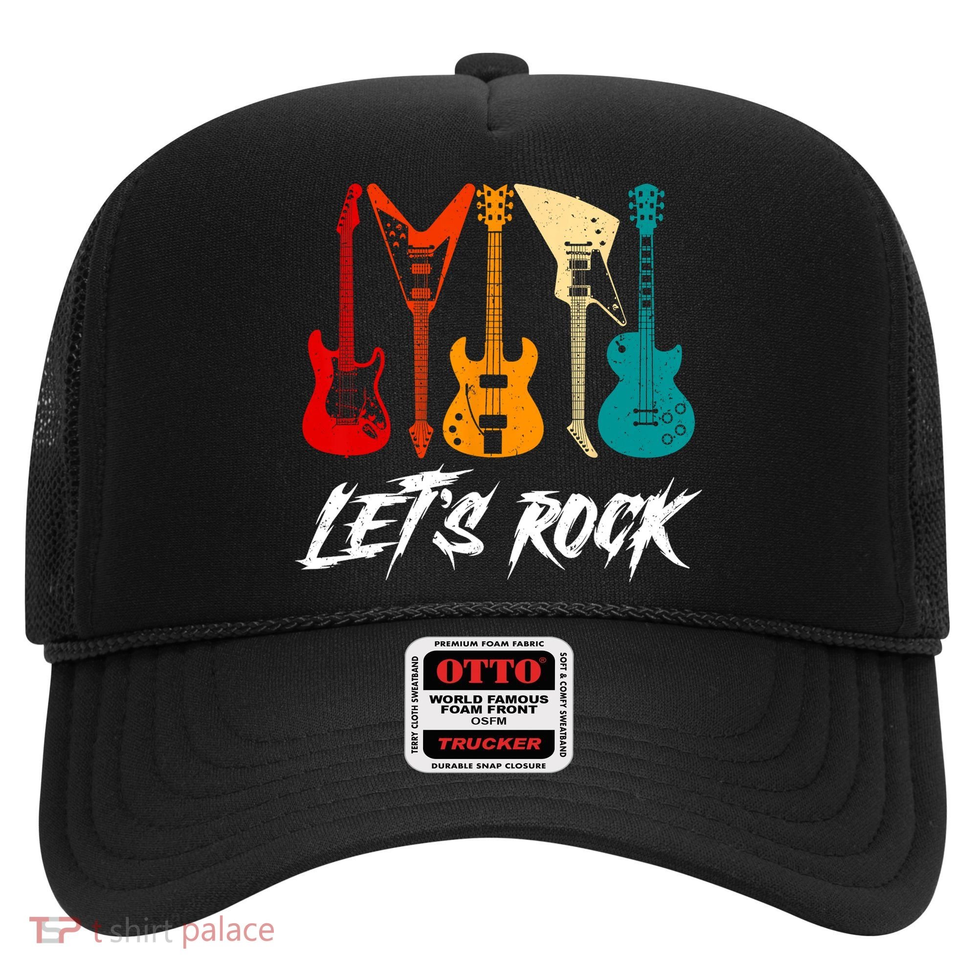 Guitarist Guitar Player Rock Music Lover Guitar Hat