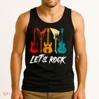 Guitarist Guitar Player Rock Music Lover Guitar Tank Top thumb 3