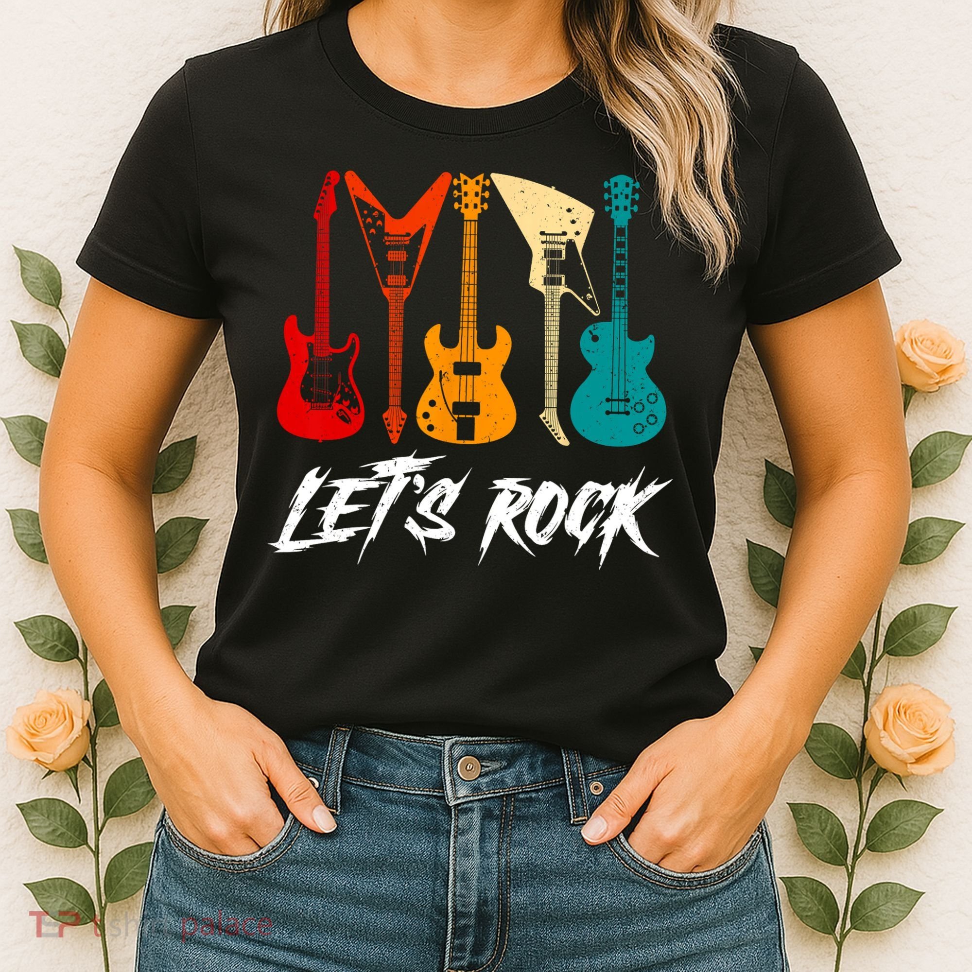 Guitarist Guitar Player Rock Music Lover Guitar Women's T-Shirt