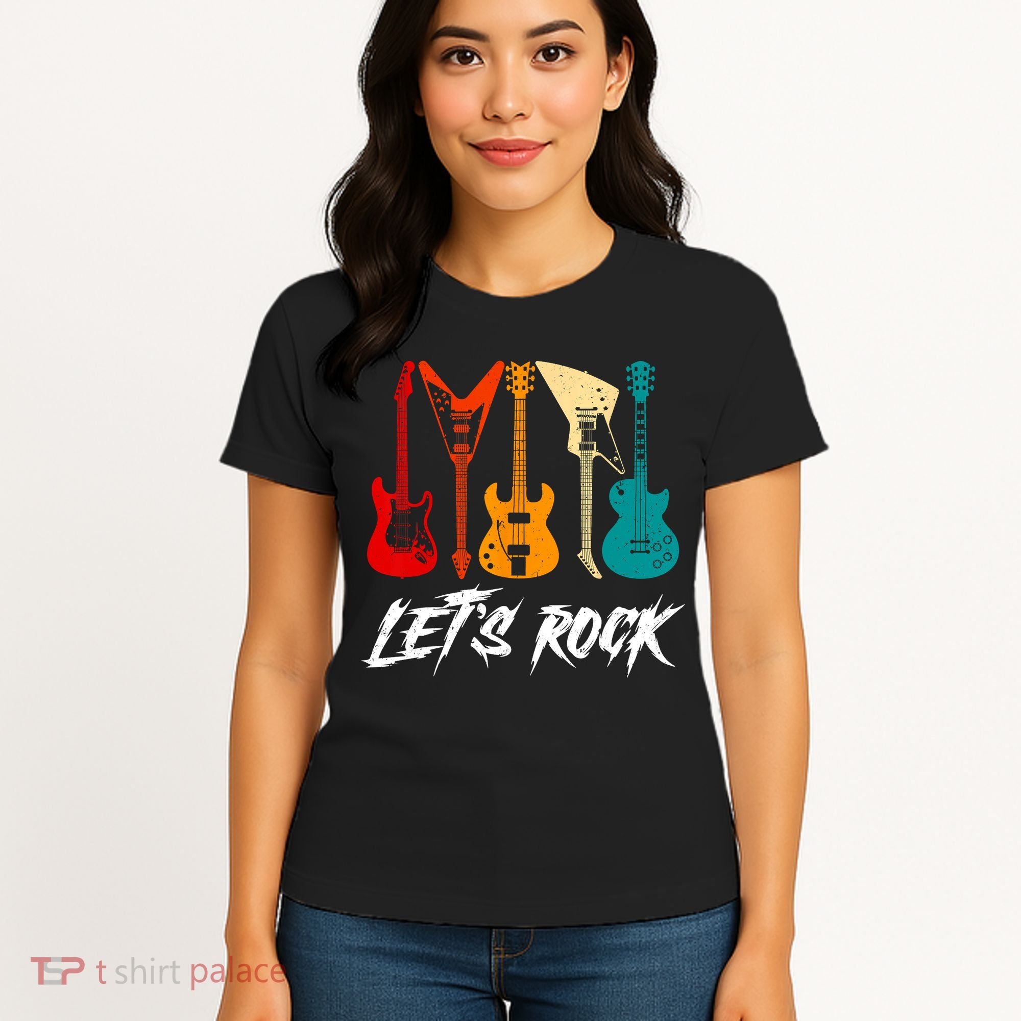 Guitarist Guitar Player Rock Music Lover Guitar Women's T-Shirt