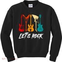 Guitarist Guitar Player Rock Music Lover Guitar Kids Sweatshirt thumb 0