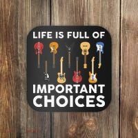 Guitarist Guitar Player Music Lover Coaster thumb 0