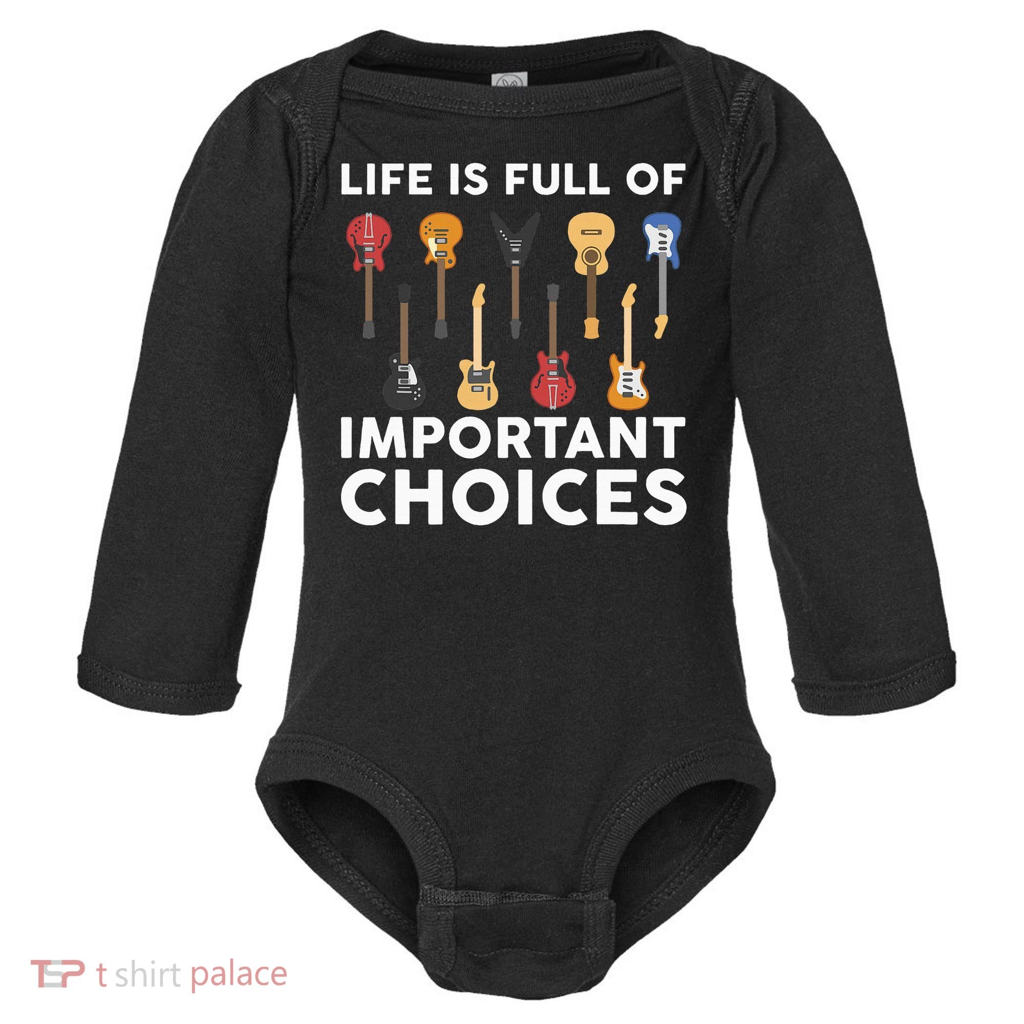 Guitarist Guitar Player Music Lover Baby Long Sleeve Bodysuit