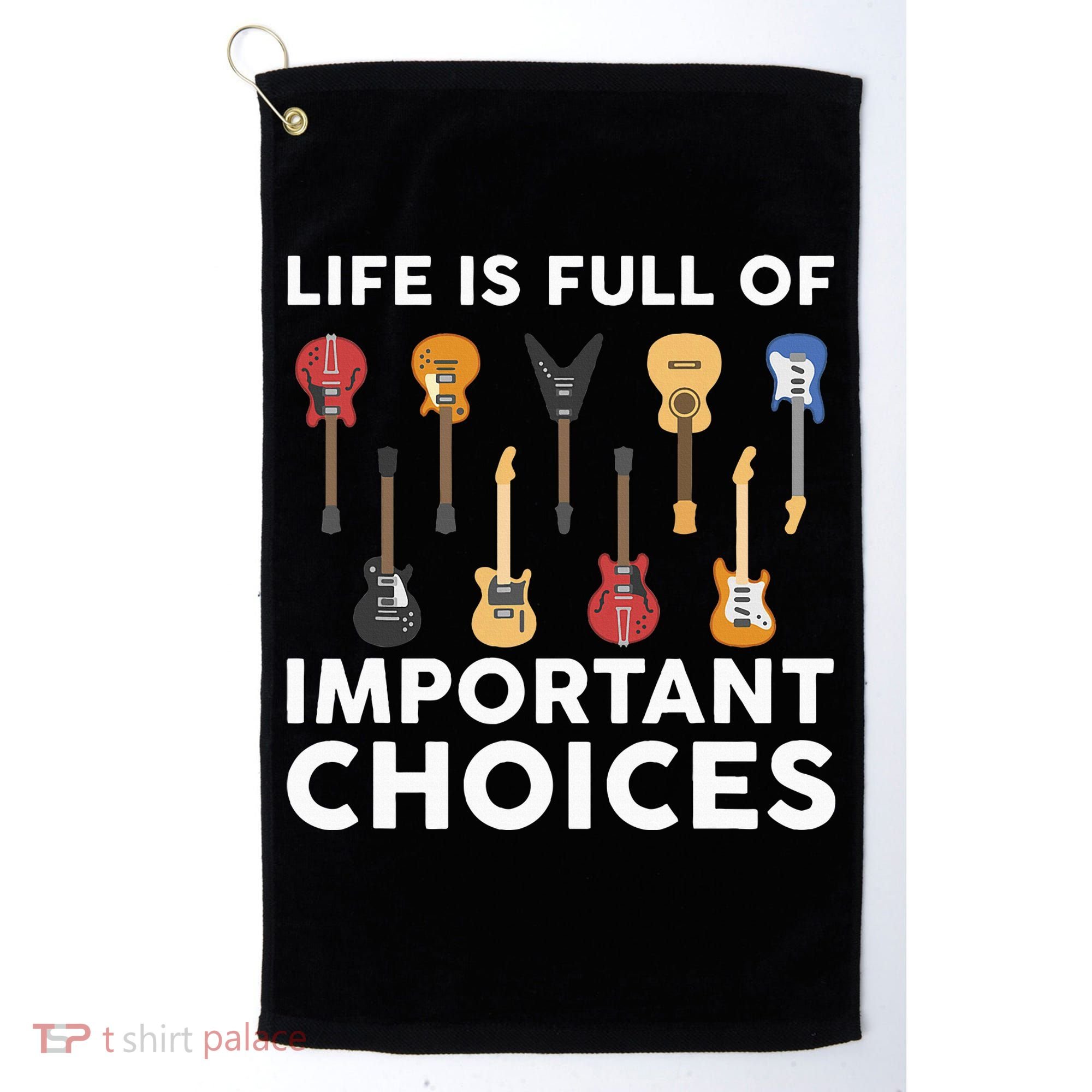 Guitarist Guitar Player Music Lover Golf Towel