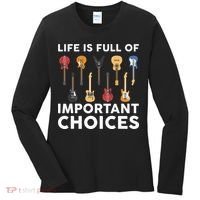 Guitarist Guitar Player Music Lover Women's Long Sleeve Shirt thumb 0