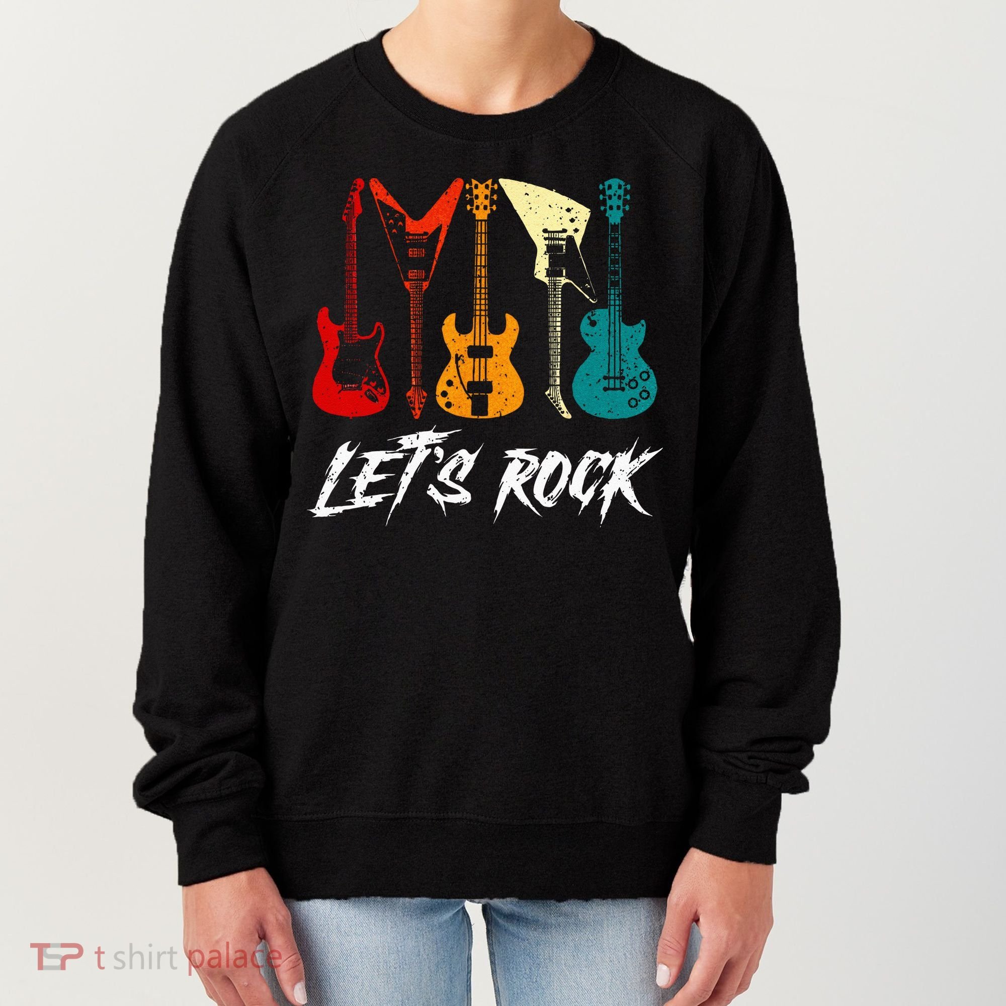 Guitarist Guitar Player Rock Music Lover Guitar Women's Sweatshirt