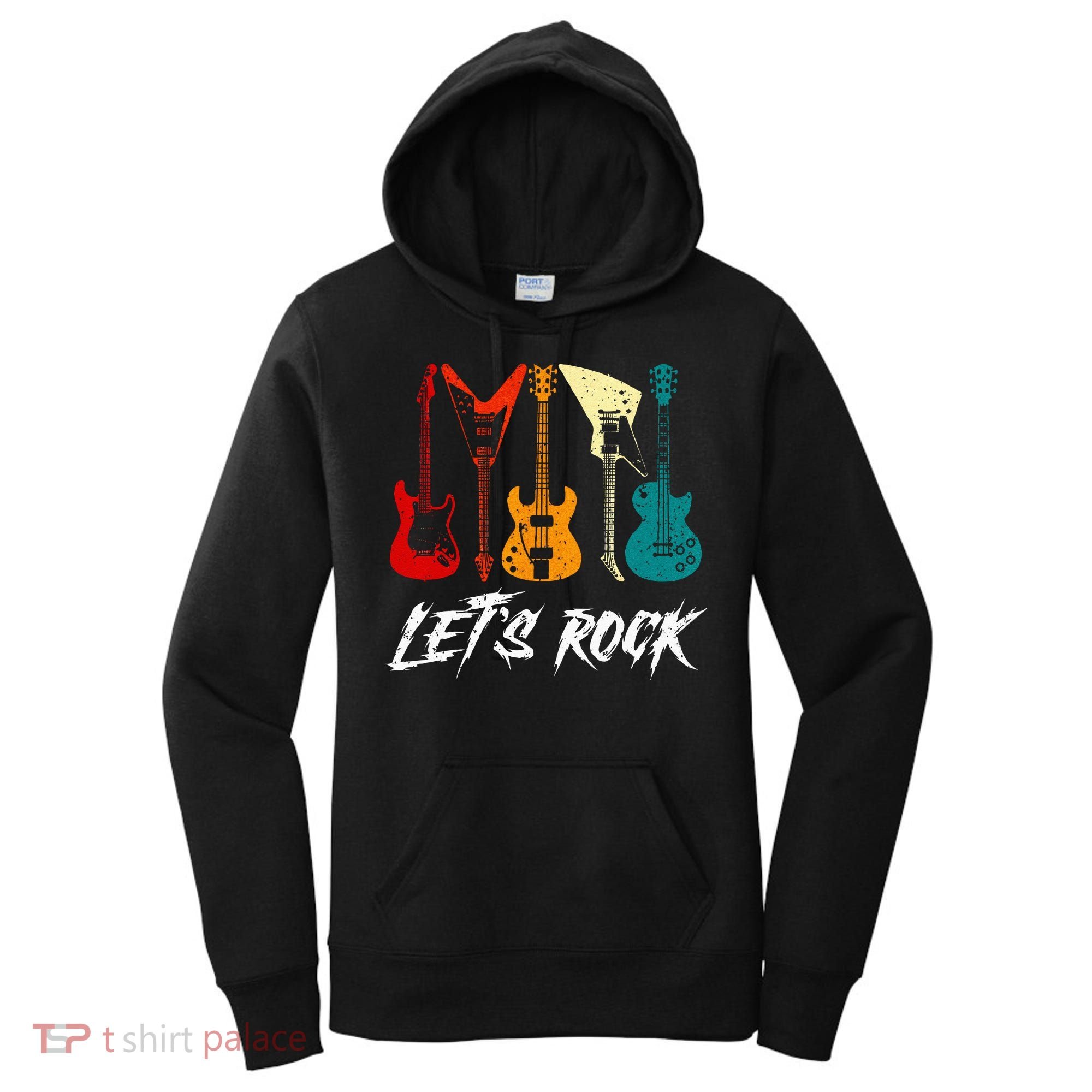 Guitarist Guitar Player Rock Music Lover Guitar Women's Hoodie