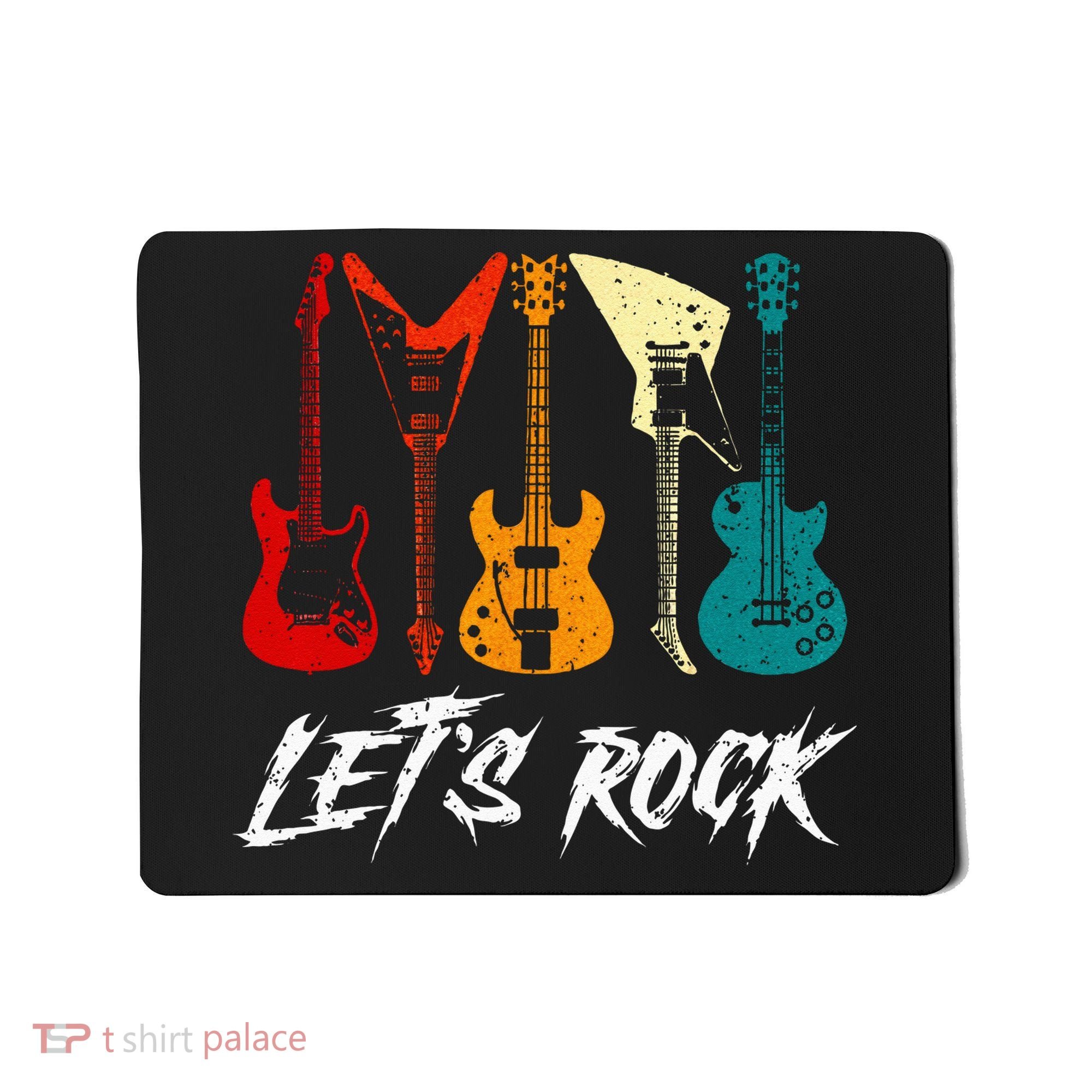 Guitarist Guitar Player Rock Music Lover Guitar Mousepad