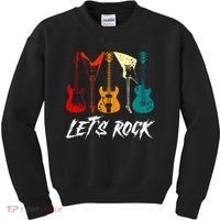 Guitarist Guitar Player Rock Music Lover Guitar Kids Sweatshirt thumb 0
