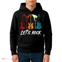 Guitarist Guitar Player Rock Music Lover Guitar Kids Hoodie thumb 4