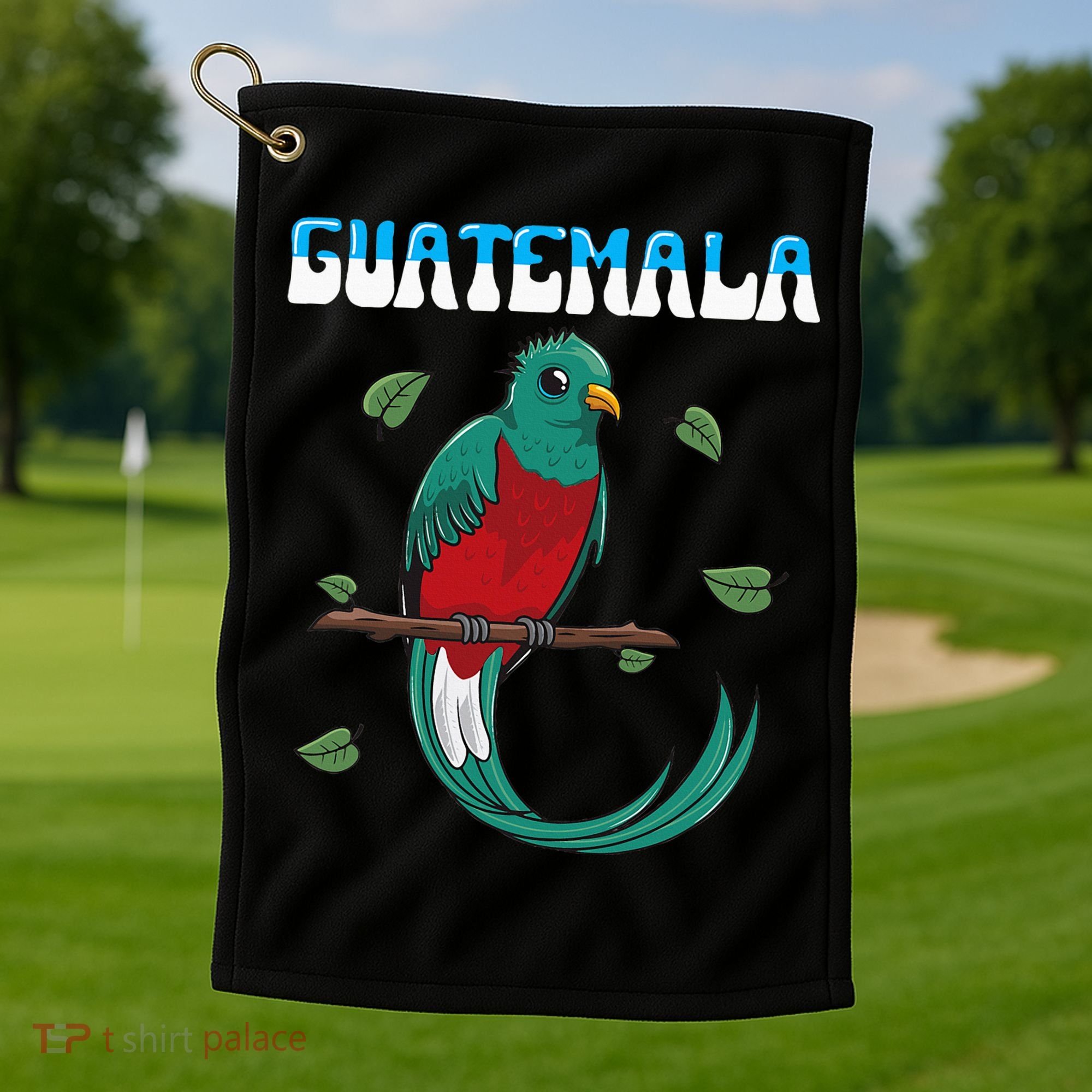 Guatemala Guatemalan Quetzal Golf Towel