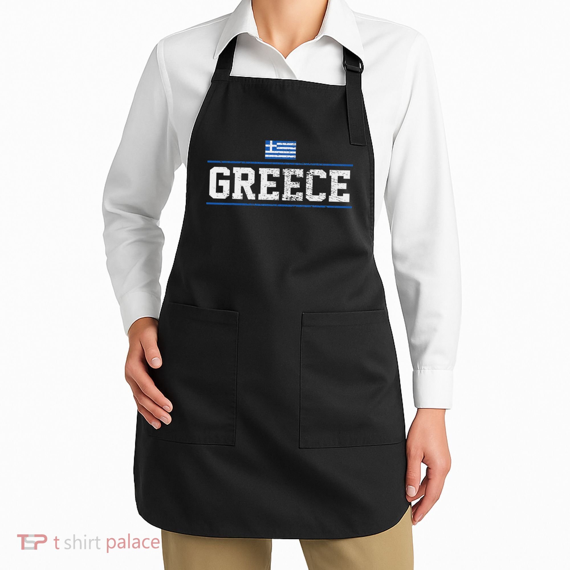 Greece Apron