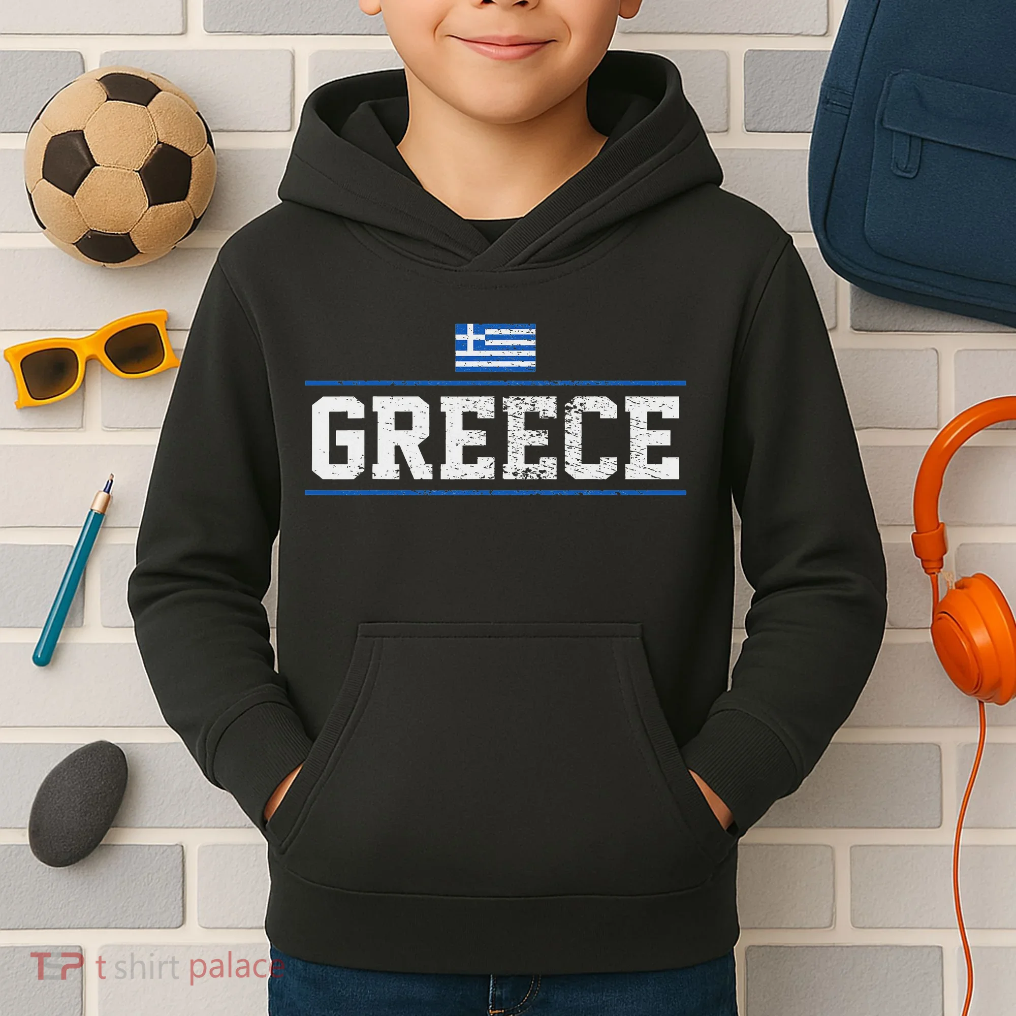 Greece Kids Hoodie